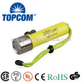 Magnetically controlled IP68 professional cree led diving torch TP-50